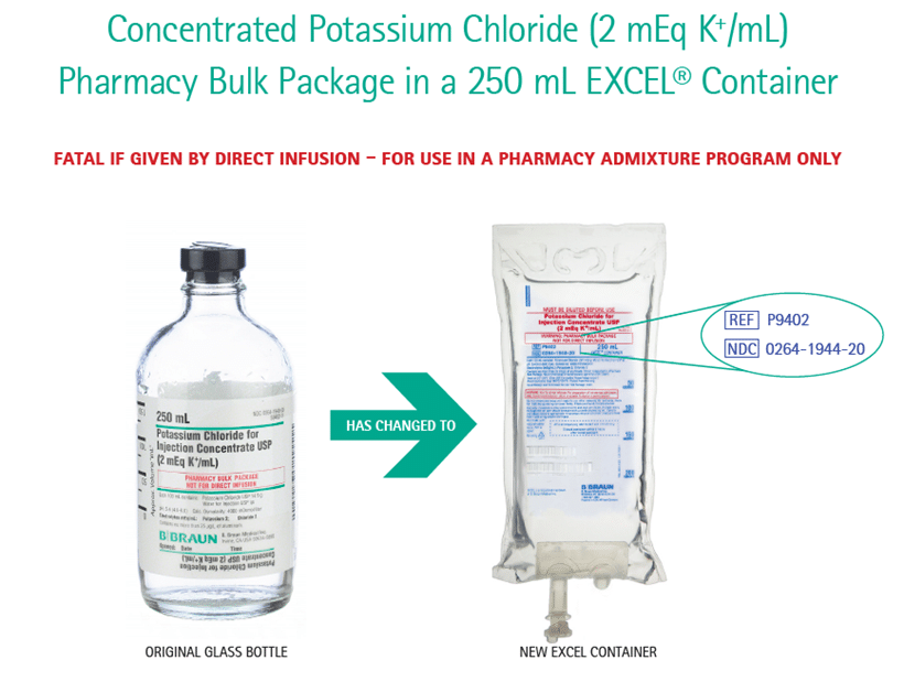 concentrated potassium chloride