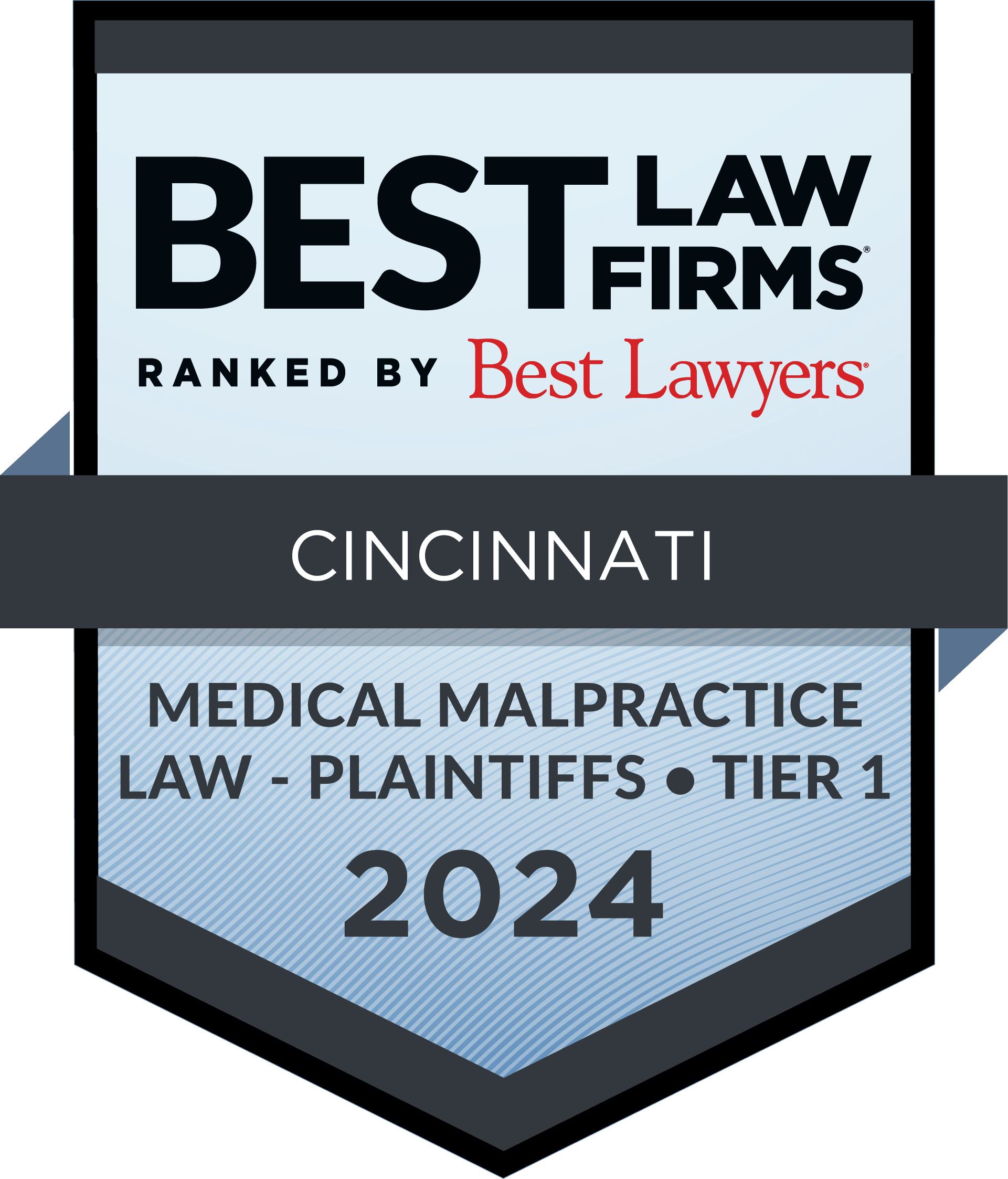 Best Law Firms - Cincinnati Medical Malpractice Law Badge TLF